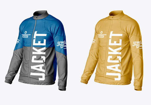 Windbreaker Jacket Mockup