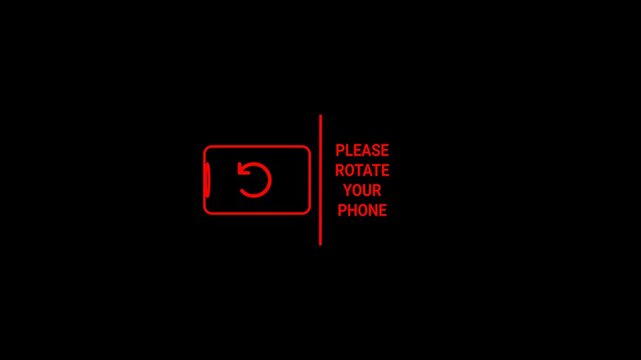 phone rotation animation, Rotate your phone screen animation with transparent background, Rotate your phone horizontal to vertical orientation with alpha channel in 4k.