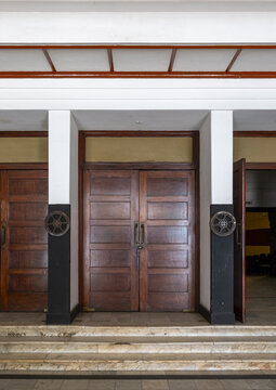 Movie theater doors, Maputo Province, Maputo, Mozambique