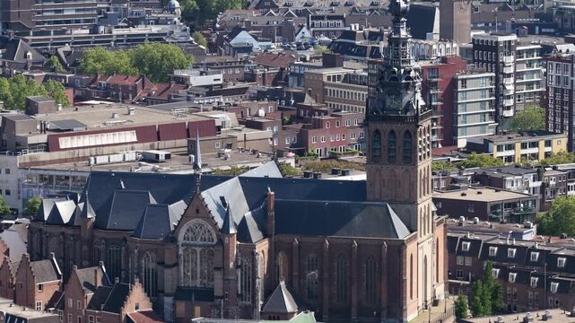 Aerial View of Stevenskerk in Nijmegen