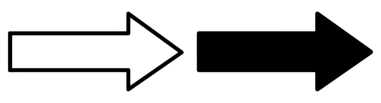 right arrow forward navigation icon