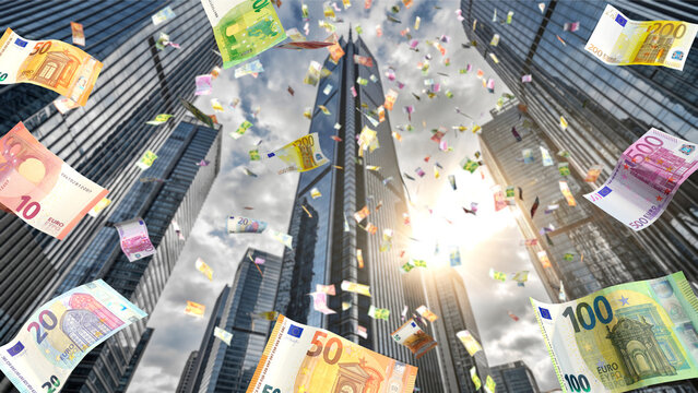 Geldregen in der Finanzmetropole