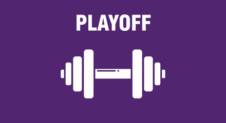Fototapeta premium Playoff Fitness Concept Illustrating Strength and Endurance for Achieving Success and Victory