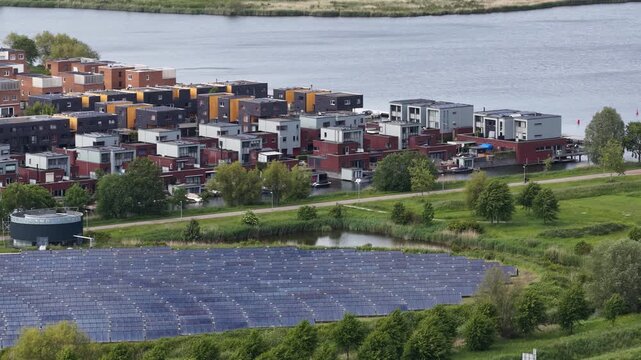 Aerial View of Zonnepark Almere