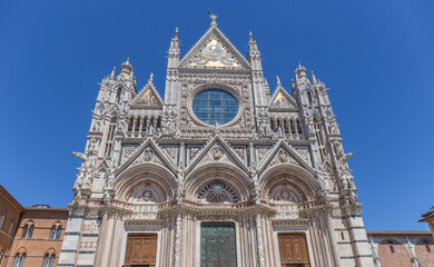 Naklejka premium Dom von Siena (Duomo di Siena), Toskana, Italien