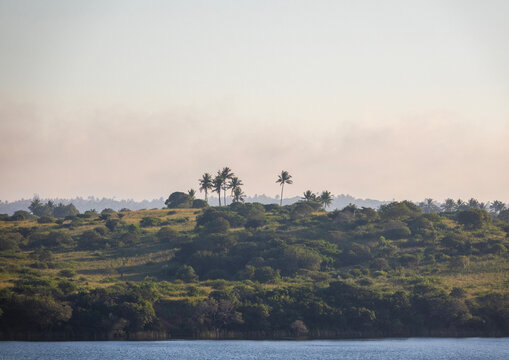 Nhambavale lake landscape, Gaza Province, Chidenguele, Mozambique