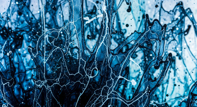 Abstract Ink Splash Background