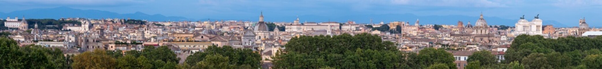 Naklejka premium Rome - The panorama of the city.