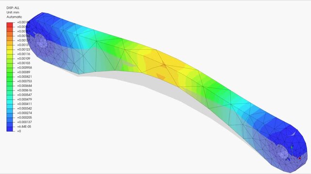 Mechanic simulation engineering - Stress and breakpoint analysis of Metal bracket under force and moment conditions