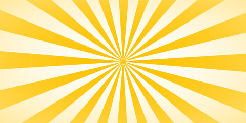 Obraz premium Starburst, sunburst background. Circular monochrome pattern with radial lines.