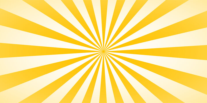 Starburst, sunburst background. Circular monochrome pattern with radial lines.