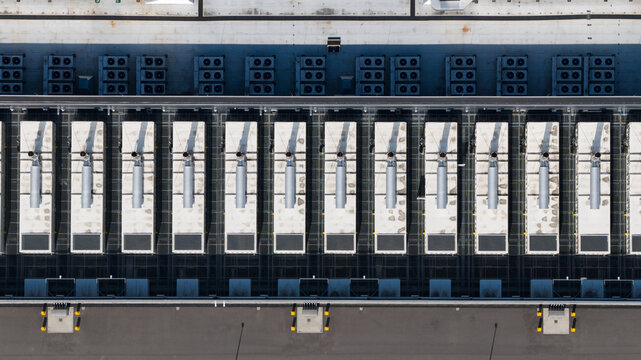 Aerial View of Brussels Data Center Campus