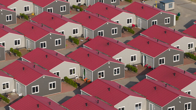 Aerial View of Temporary Worker Housing at Kuinderweg Luttelgeest