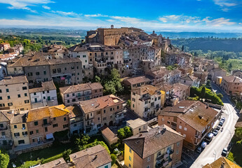 Naklejka premium Chianciano Terme, in the province of Siena, Tuscany, Italy
