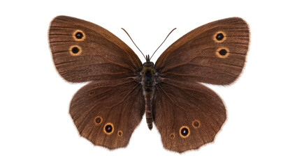 Brown butterfly with eye spots on wings © Niklas