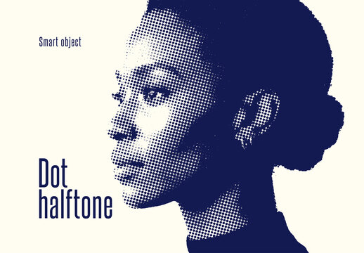 Dot Halftone Photo Effect