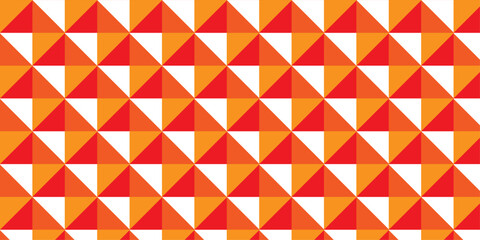 Fototapeta premium Illustration squares seamless geometric pattern with shapes. Abstract geometric triangle background wallpaper.