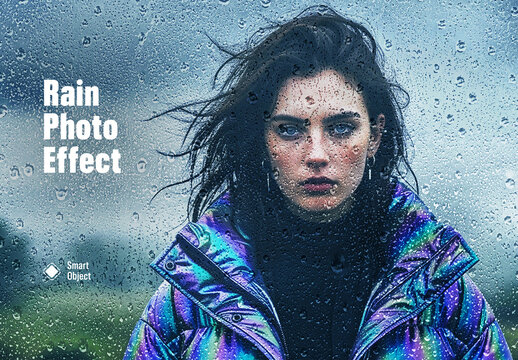 Raindrops Photo Effect
