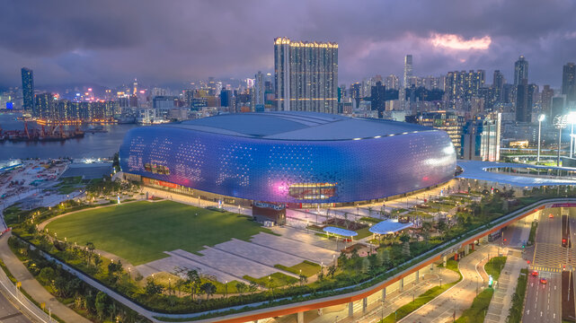 May 26 2026 Kai Tak Stadium Sunset Hong Kong