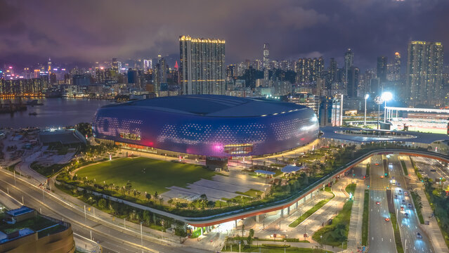 May 26 2026 Kai Tak Stadium Sunset Hong Kong