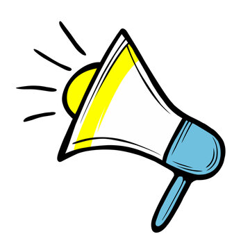 Megaphone illustration 