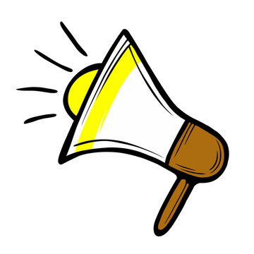 Megaphone illustration 