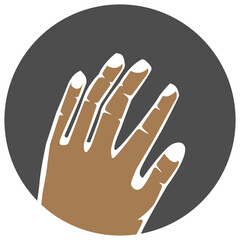 Fototapeta premium Close Up Human Hand Fingers