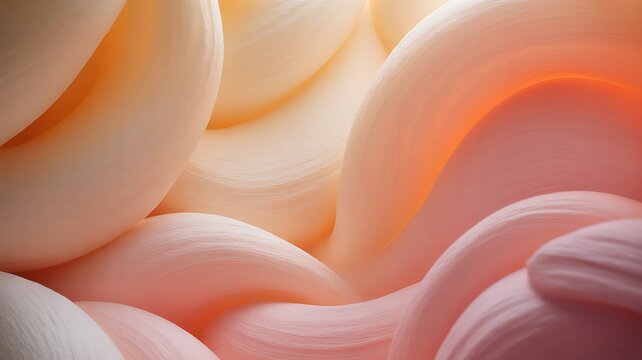 Close-up of soft pink and white fabric with a textured pattern, fabric texture