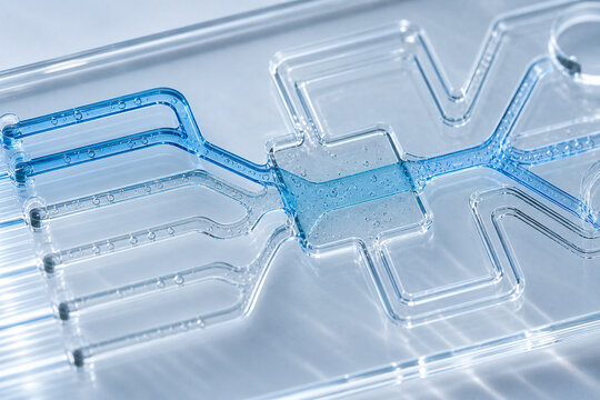 Microfluidic liquid lab chip