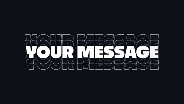 Stomp Kinetic Typography
