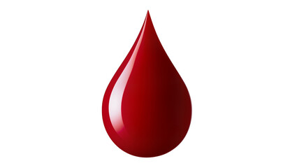 Fototapeta premium Single Red Blood Drop