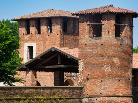 Medieval castle of Legnano, Milan province, Italy
