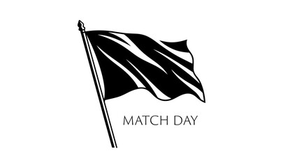 Match Day Corner Flag Icon for Fan Zone Digital Wayfinding and Navigation Signage ©  S u n n y B u n n y