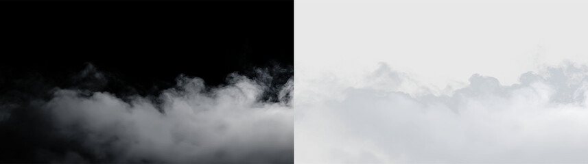 Fototapeta premium Clouds fill the sky during a cloudy day with no clear sun in sight, creating a soft gray tone and a sense of overcast weather above, PNG with a light overlay