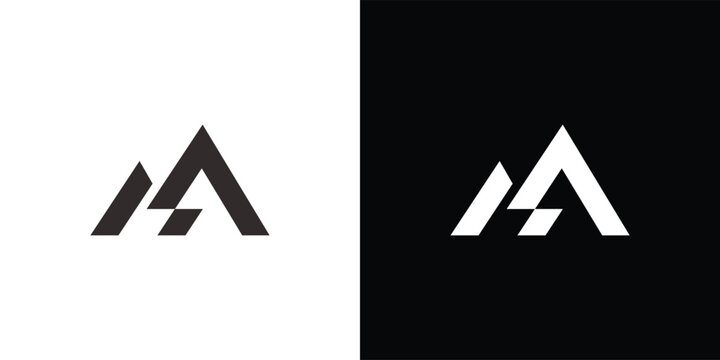 Modern Abstract Letter A Logo Design.