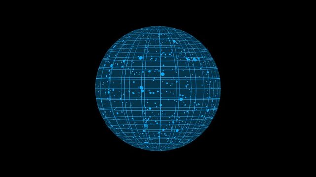 Fantasy beautiful gypsy crystal ball, predicts fate, feel energy of crystal ball in globe earth icon. abstract gray globe planet earth with space 