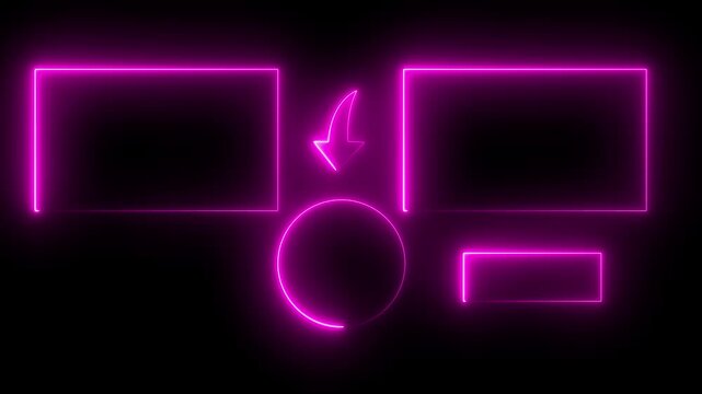 Subscribe button and outro for gaming and video channels You tube End screen animation. neon glowing end screen 4k animation, You tube End screen Outro Card subscribe