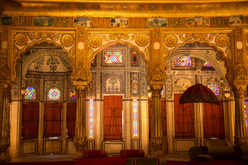 Obraz premium Mehrangarh palace, Mehrangarh fort Jodhpur, Rajasthan, India