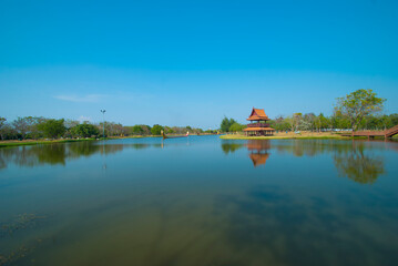 Fototapeta premium Ancient Siam the architectural attractions, Bangkok, Thailand.