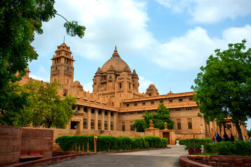 Fototapeta premium Umaid Bhawan palace, Jodhpur, Rajasthan, India