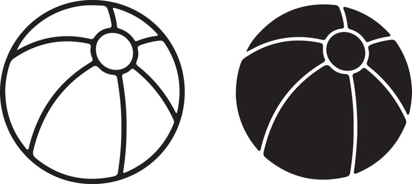 Black and white camera shutter icons