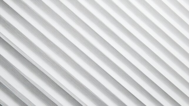 Repetitive diagonal pleated texture fills the entire frame with shades of gray and white.