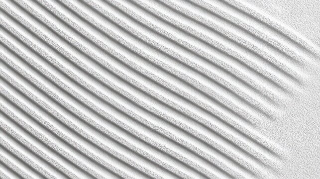 Parallel ridges form a rhythmic, textured pattern across a bright surface.