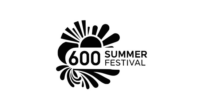 600 Summer Festival Logo Design