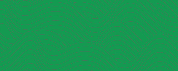 Fototapeta premium farm green banner, organic abstract background with fields. wavy green lines, natural organic products. ecology background. striped farmer green Pattern