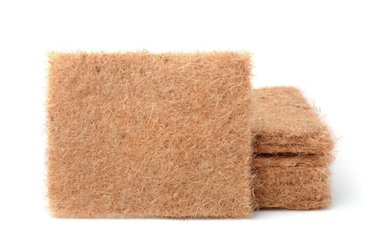 Stack of natural jute substrate mats