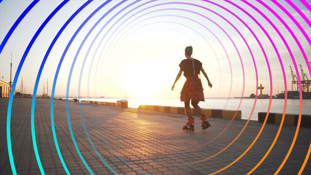 Premium Overlays Kinetic Shapes 15 -  Dynamic Geometric Motion Graphics Effects, Animated Abstract Shapes Overlays for Cinematic Video Editing, Promo and Social Media