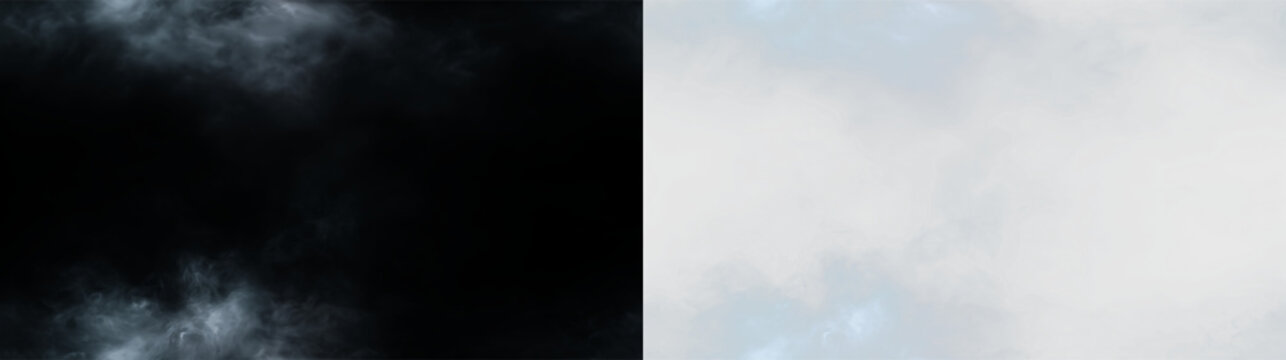 Light cloud cover against a bright sky with isolated patches of blue visible during the day, PNG with a light overlay