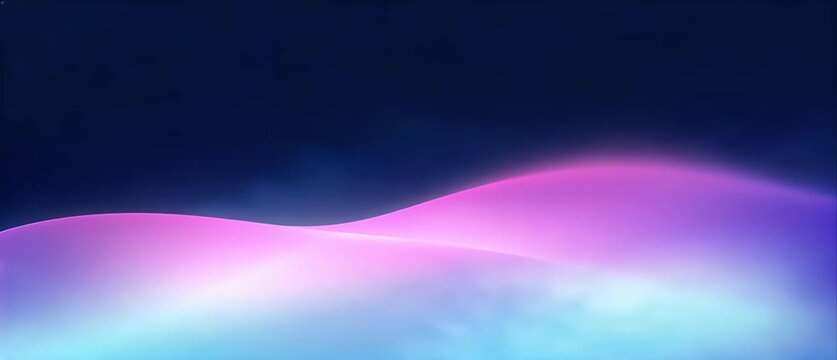 Wave Backgroundsoft gradient color wave background neon glow dreamy abstract flow modern pastel curve fluid light minimal blue pink purple backdrop digital art futuristic pattern smooth ripple motion