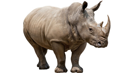 Fototapeta premium rhino png, rhinoceros PNG on Transparent background